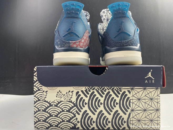 Official Maikesneakers SE Sashiko Retro Jordan 4 CW0898-400 Air 0722